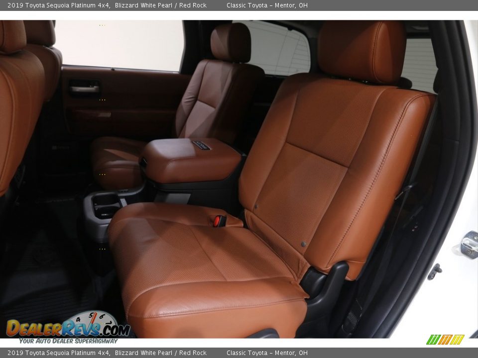 Rear Seat of 2019 Toyota Sequoia Platinum 4x4 Photo #19