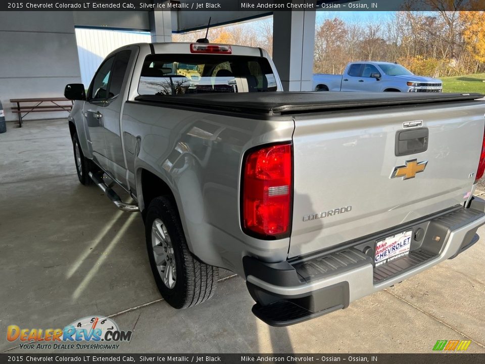 2015 Chevrolet Colorado LT Extended Cab Silver Ice Metallic / Jet Black Photo #9