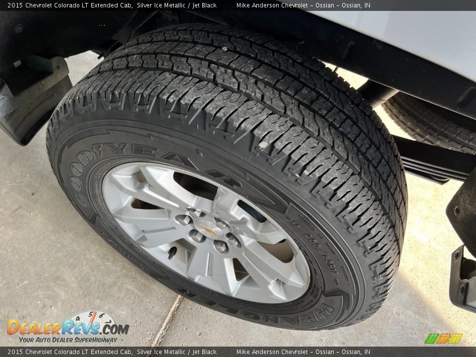 2015 Chevrolet Colorado LT Extended Cab Silver Ice Metallic / Jet Black Photo #10