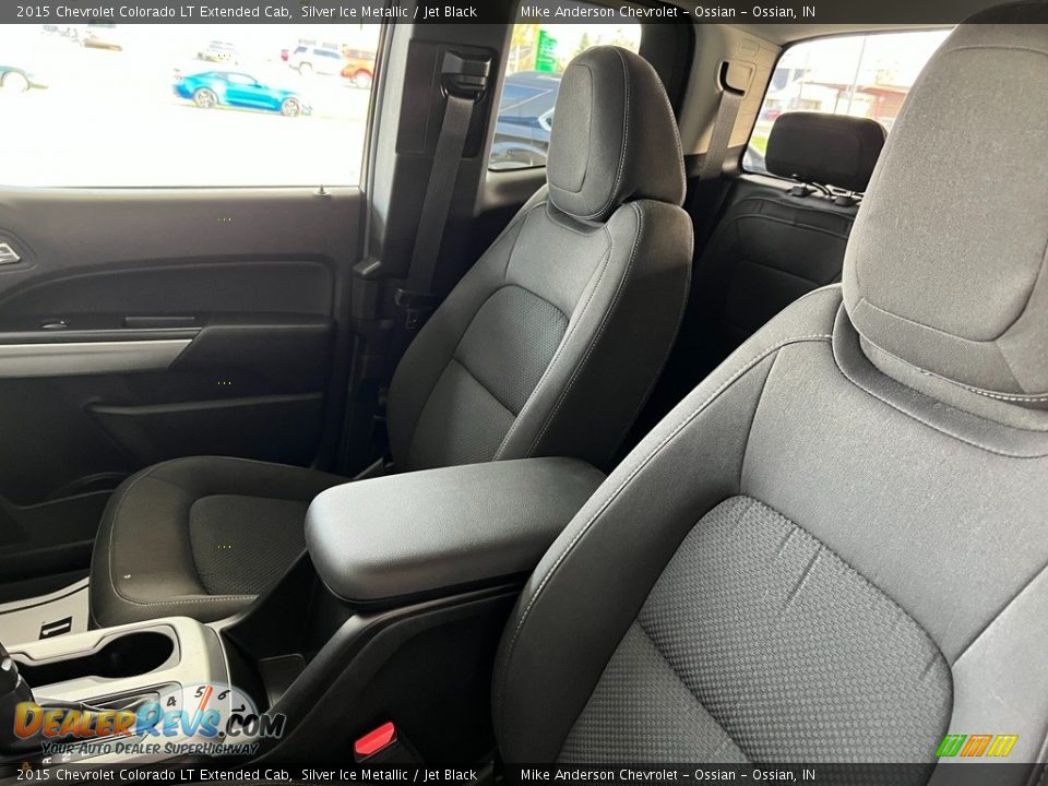 2015 Chevrolet Colorado LT Extended Cab Silver Ice Metallic / Jet Black Photo #14