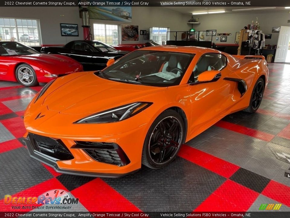 Amplify Orange Tintcoat 2022 Chevrolet Corvette Stingray Coupe Photo #2