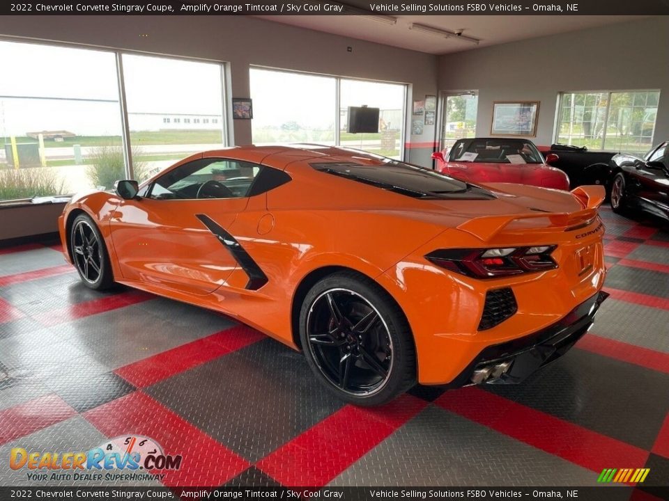 2022 Chevrolet Corvette Stingray Coupe Amplify Orange Tintcoat / Sky Cool Gray Photo #4