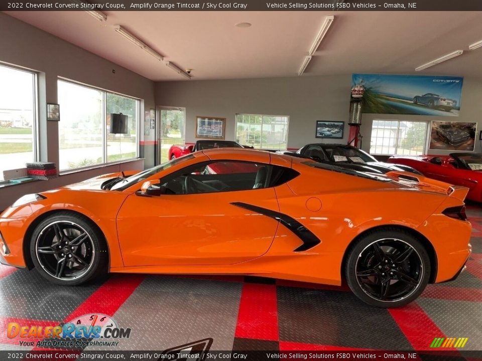 Amplify Orange Tintcoat 2022 Chevrolet Corvette Stingray Coupe Photo #6