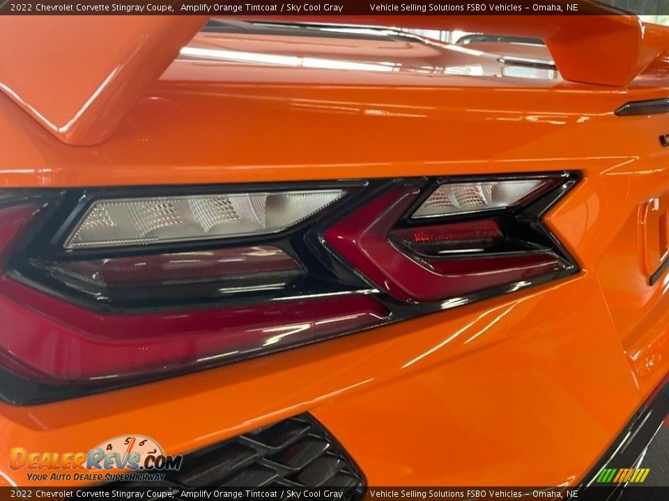 2022 Chevrolet Corvette Stingray Coupe Amplify Orange Tintcoat / Sky Cool Gray Photo #10