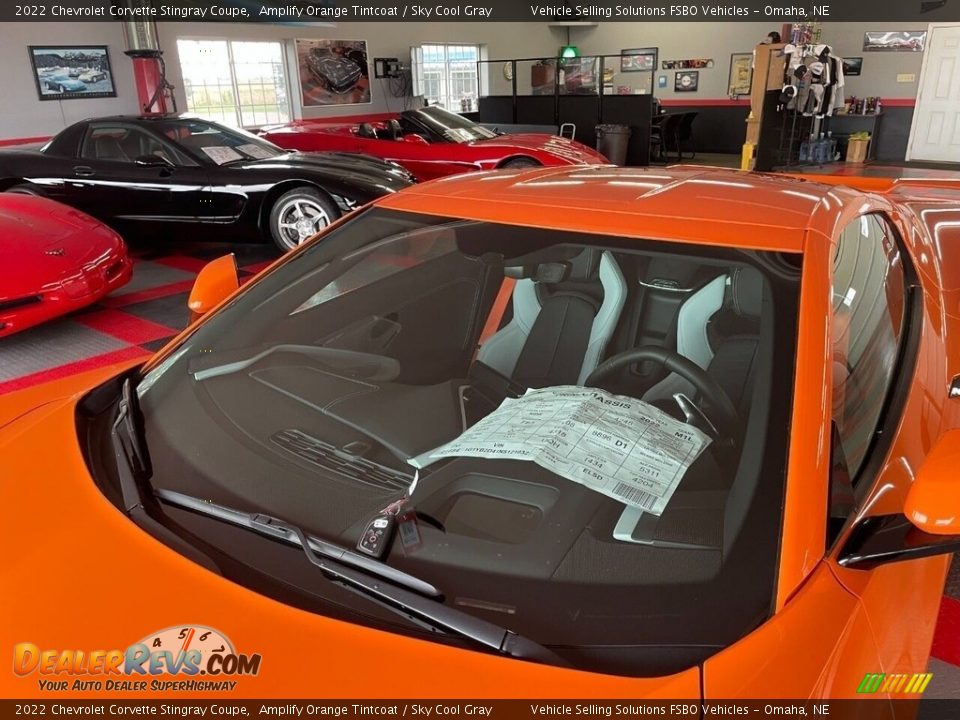 2022 Chevrolet Corvette Stingray Coupe Amplify Orange Tintcoat / Sky Cool Gray Photo #20
