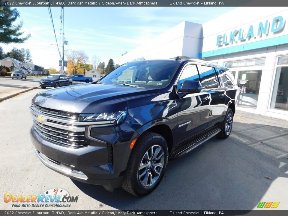 2022 Chevrolet Suburban LT 4WD Dark Ash Metallic / Gideon/­Very Dark Atmosphere Photo #1