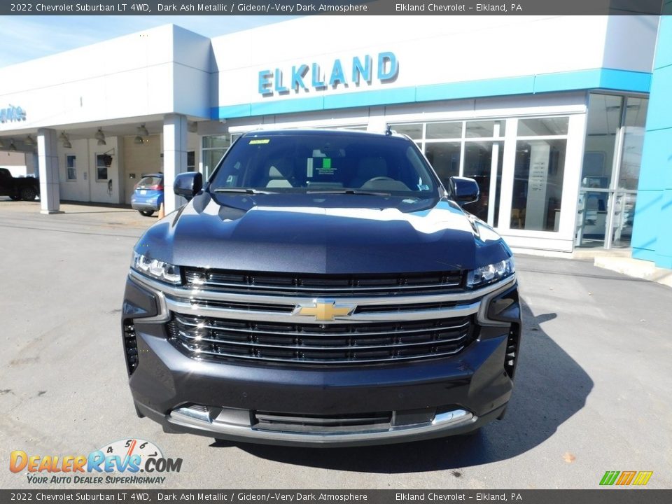 2022 Chevrolet Suburban LT 4WD Dark Ash Metallic / Gideon/­Very Dark Atmosphere Photo #2