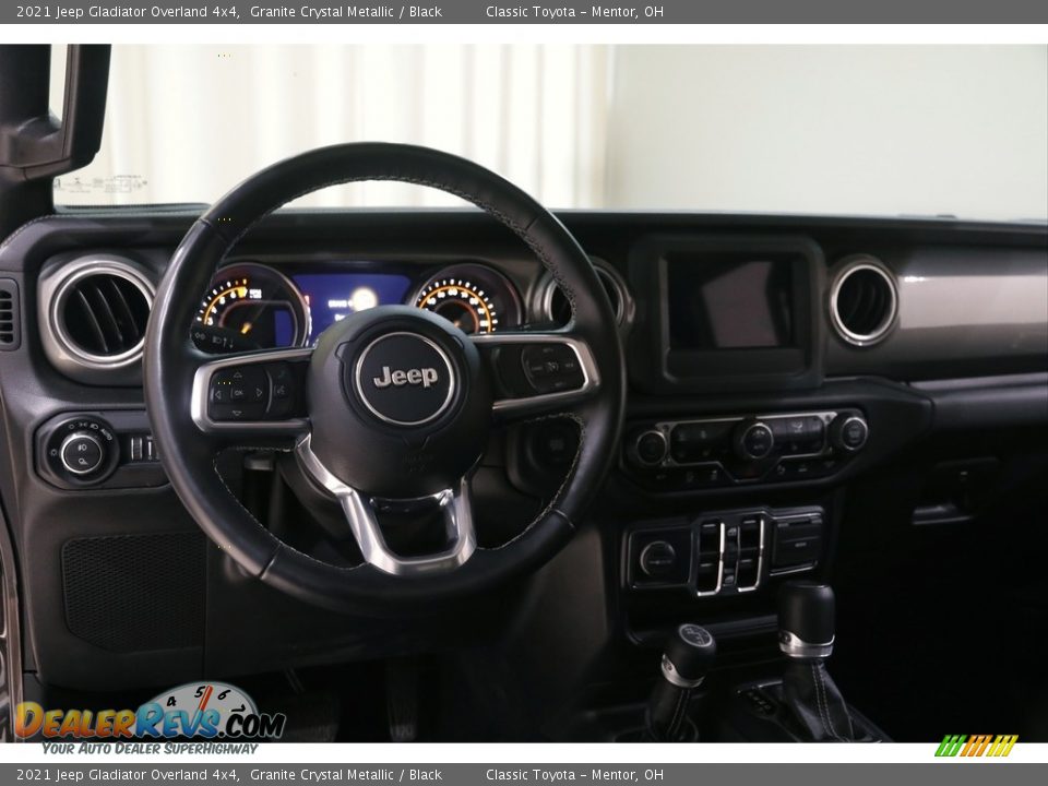 2021 Jeep Gladiator Overland 4x4 Granite Crystal Metallic / Black Photo #7