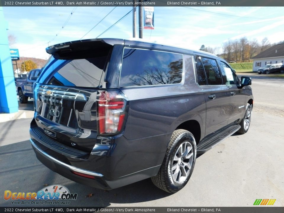 2022 Chevrolet Suburban LT 4WD Dark Ash Metallic / Gideon/­Very Dark Atmosphere Photo #8