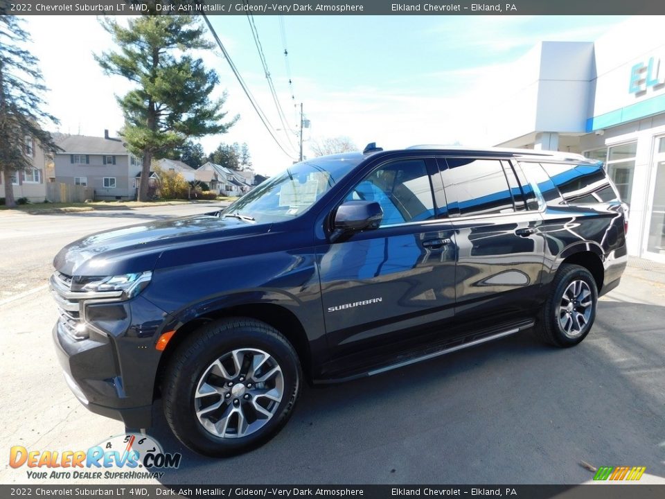 2022 Chevrolet Suburban LT 4WD Dark Ash Metallic / Gideon/­Very Dark Atmosphere Photo #12