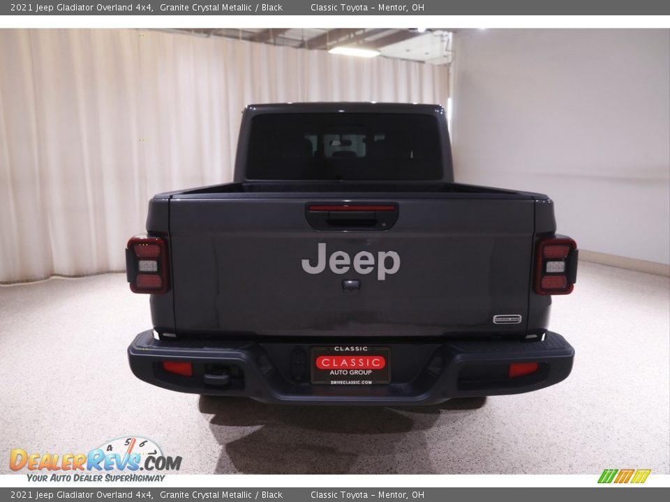 2021 Jeep Gladiator Overland 4x4 Granite Crystal Metallic / Black Photo #21