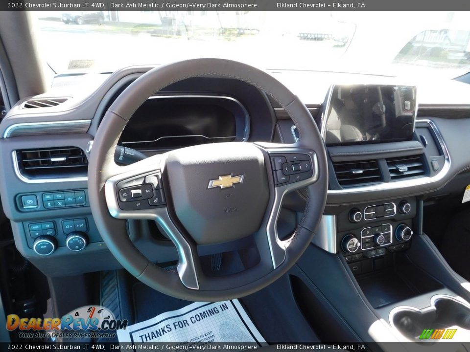 2022 Chevrolet Suburban LT 4WD Dark Ash Metallic / Gideon/­Very Dark Atmosphere Photo #21