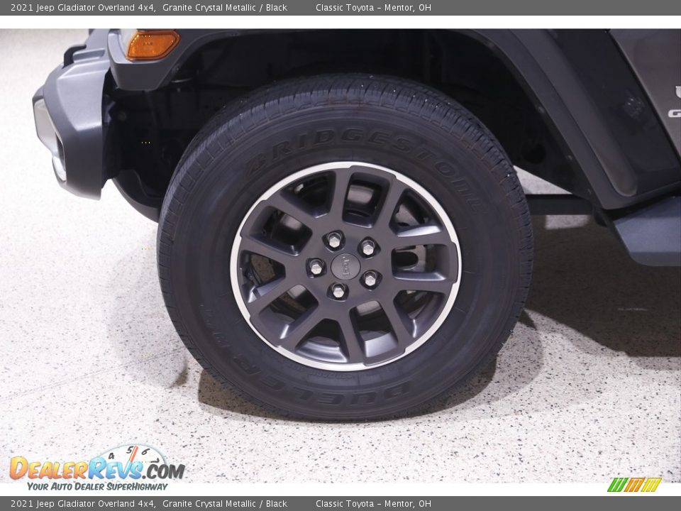 2021 Jeep Gladiator Overland 4x4 Granite Crystal Metallic / Black Photo #23