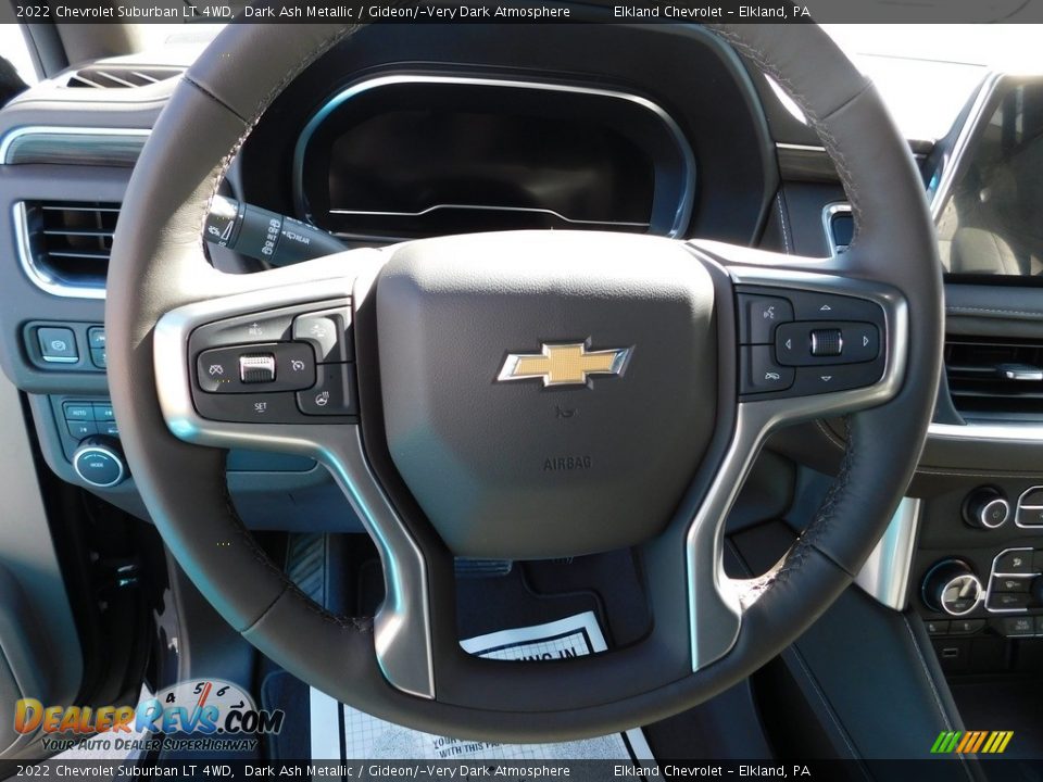 2022 Chevrolet Suburban LT 4WD Dark Ash Metallic / Gideon/­Very Dark Atmosphere Photo #22