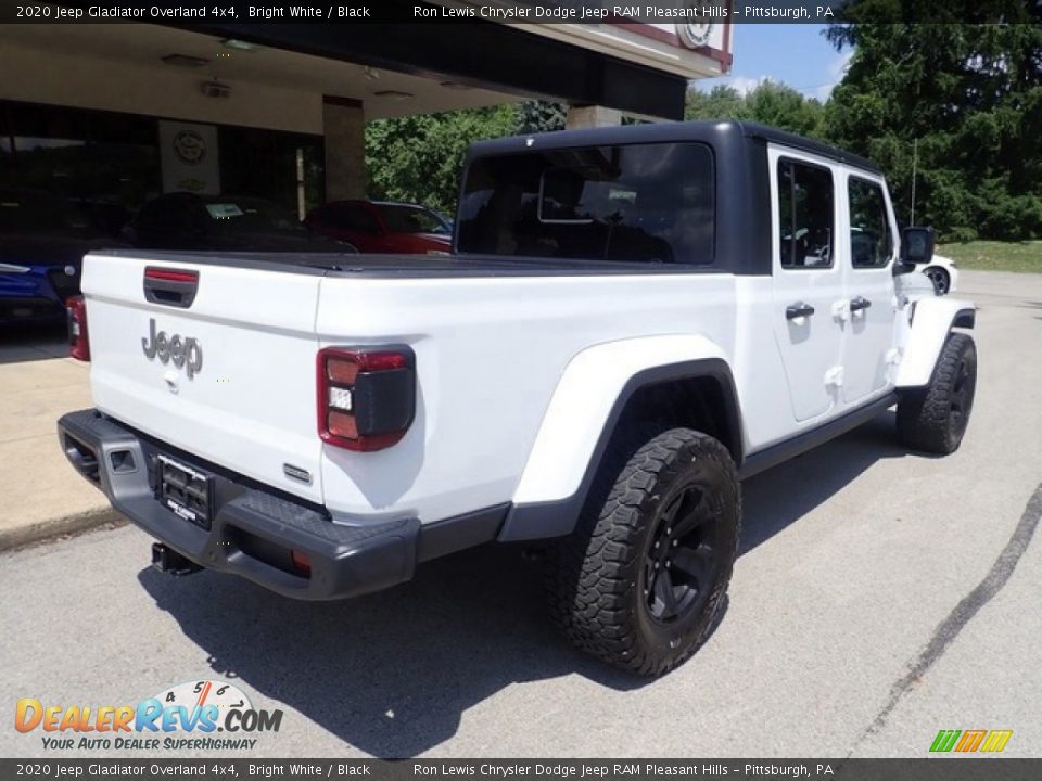 2020 Jeep Gladiator Overland 4x4 Bright White / Black Photo #2