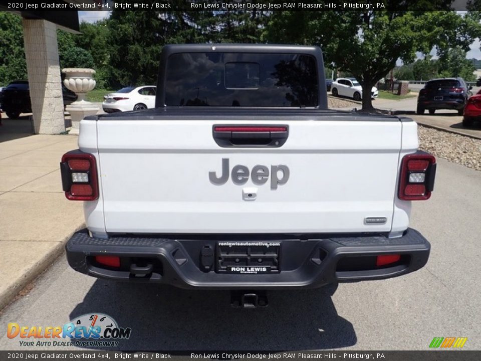 2020 Jeep Gladiator Overland 4x4 Bright White / Black Photo #3