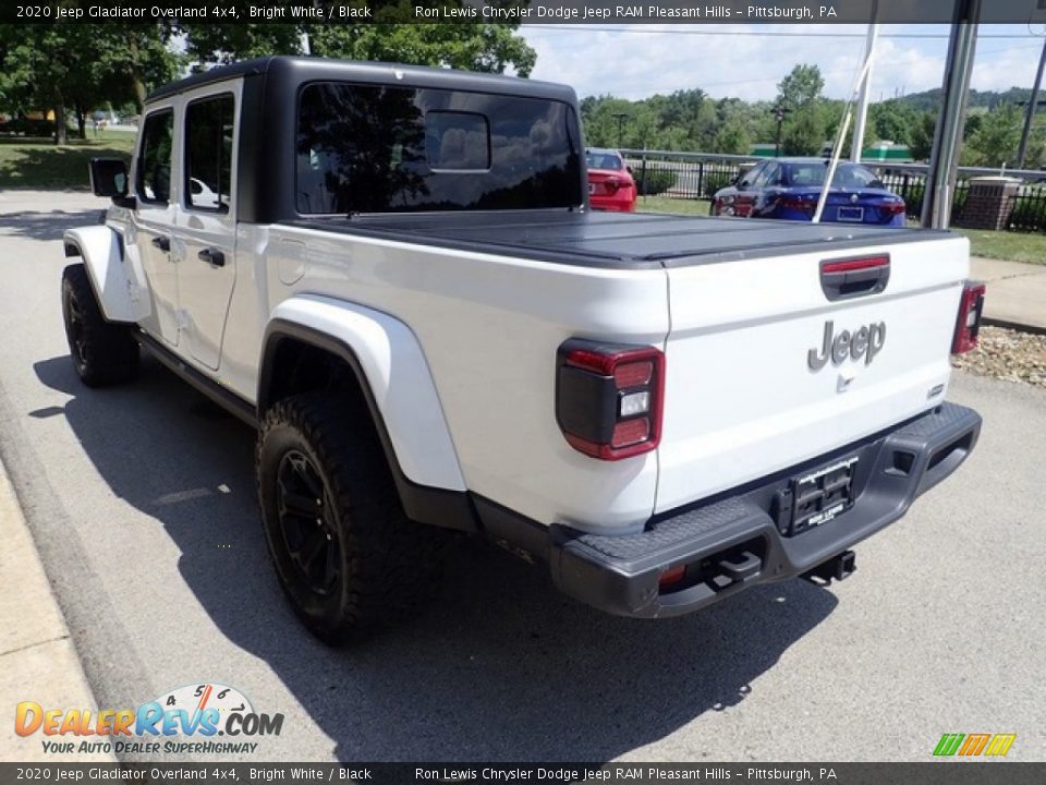 2020 Jeep Gladiator Overland 4x4 Bright White / Black Photo #4