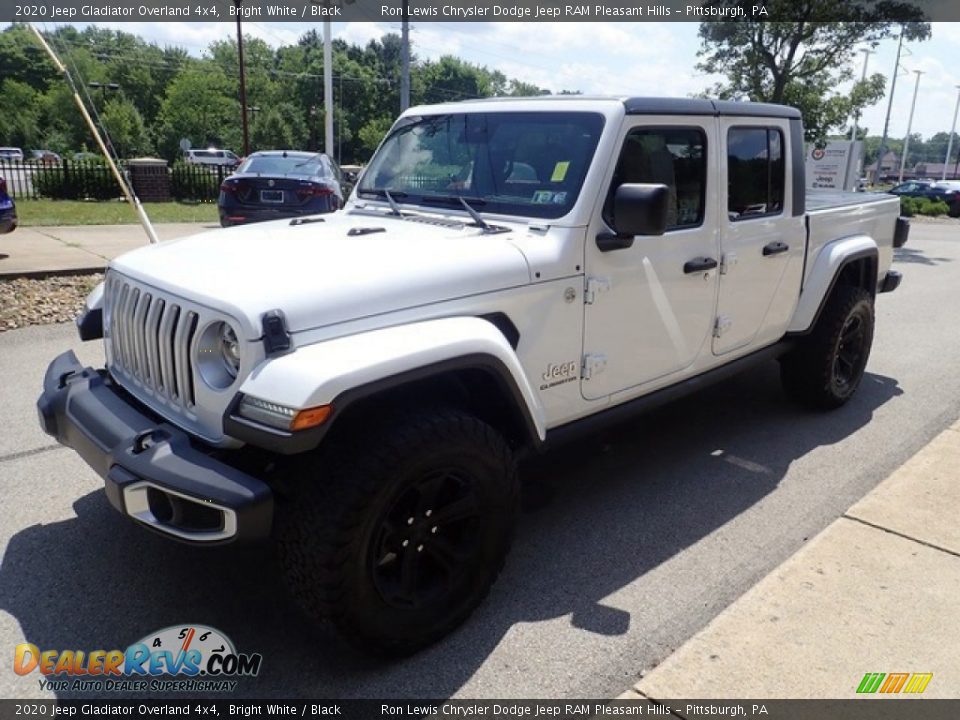 2020 Jeep Gladiator Overland 4x4 Bright White / Black Photo #6