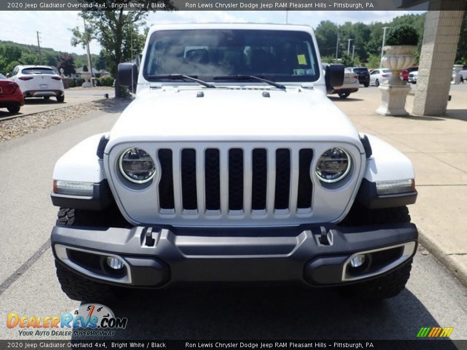 2020 Jeep Gladiator Overland 4x4 Bright White / Black Photo #7