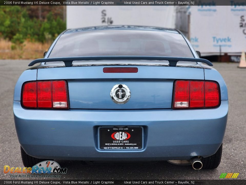 2006 Ford Mustang V6 Deluxe Coupe Vista Blue Metallic / Light Graphite Photo #6