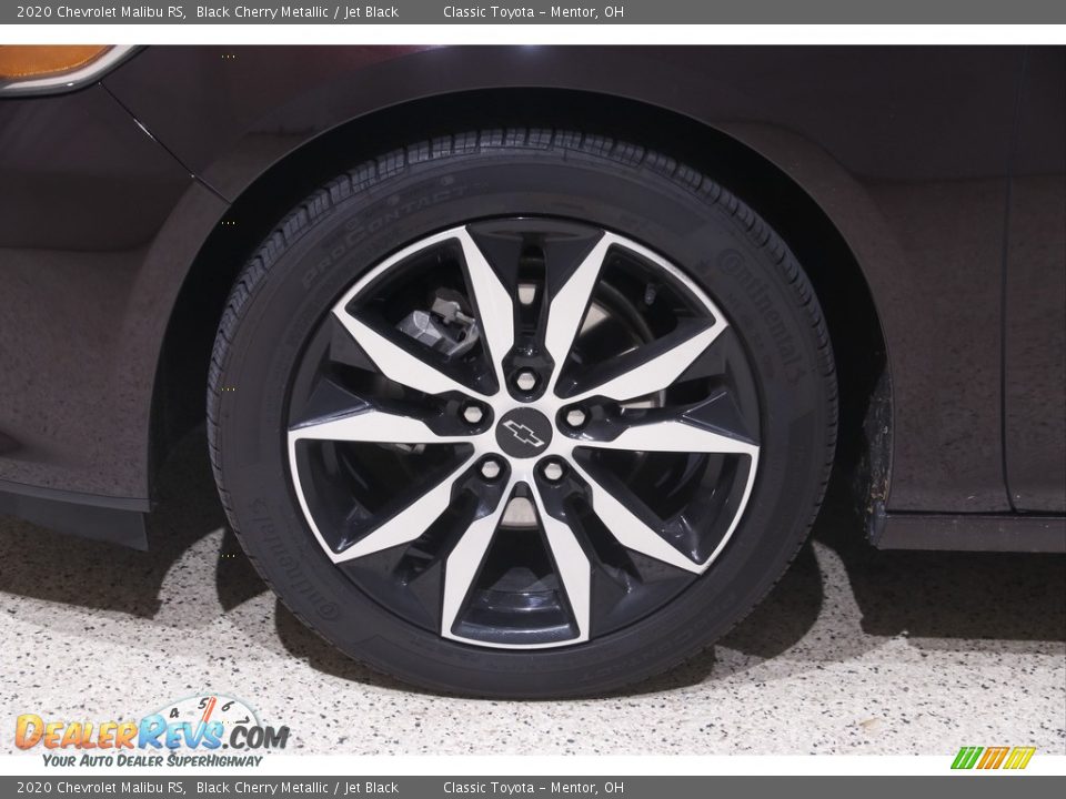 2020 Chevrolet Malibu RS Black Cherry Metallic / Jet Black Photo #19