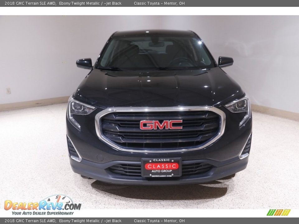 2018 GMC Terrain SLE AWD Ebony Twilight Metallic / ­Jet Black Photo #2