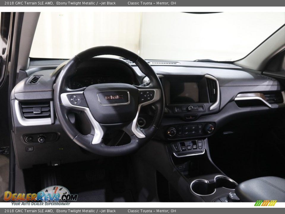 2018 GMC Terrain SLE AWD Ebony Twilight Metallic / ­Jet Black Photo #6