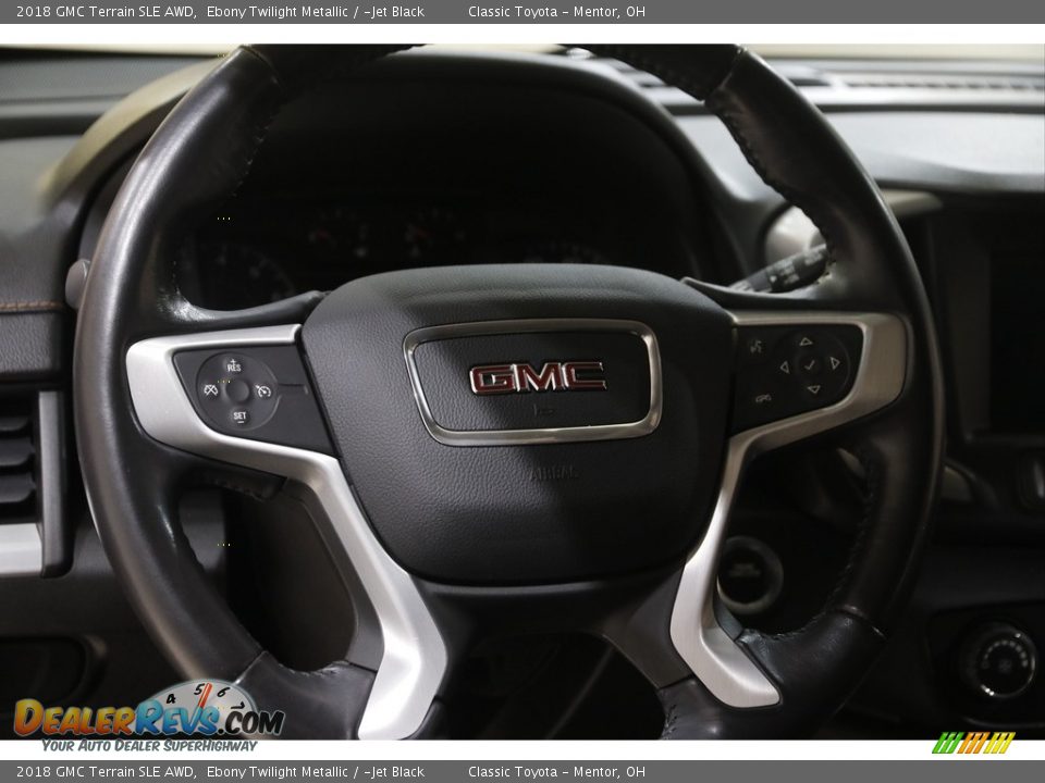 2018 GMC Terrain SLE AWD Ebony Twilight Metallic / ­Jet Black Photo #7