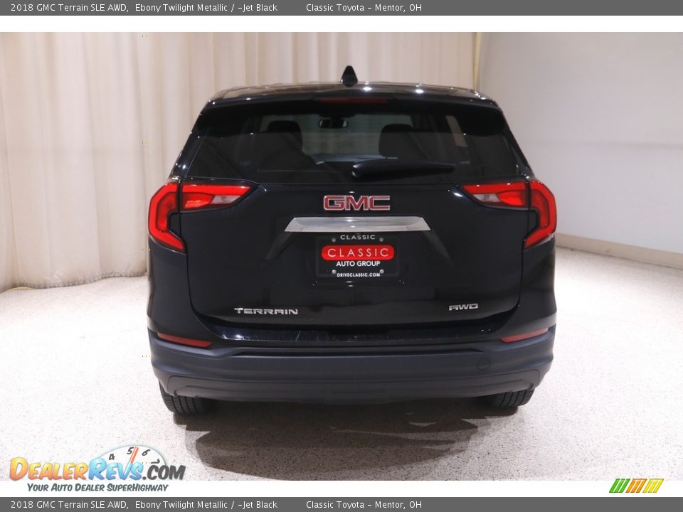 2018 GMC Terrain SLE AWD Ebony Twilight Metallic / ­Jet Black Photo #18