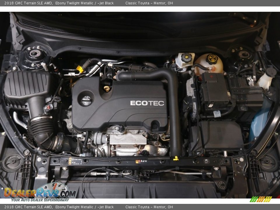 2018 GMC Terrain SLE AWD Ebony Twilight Metallic / ­Jet Black Photo #19