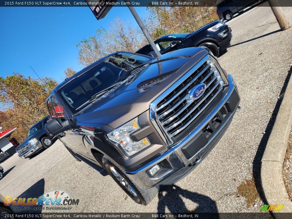 2015 Ford F150 XLT SuperCrew 4x4 Caribou Metallic / Medium Earth Gray Photo #2