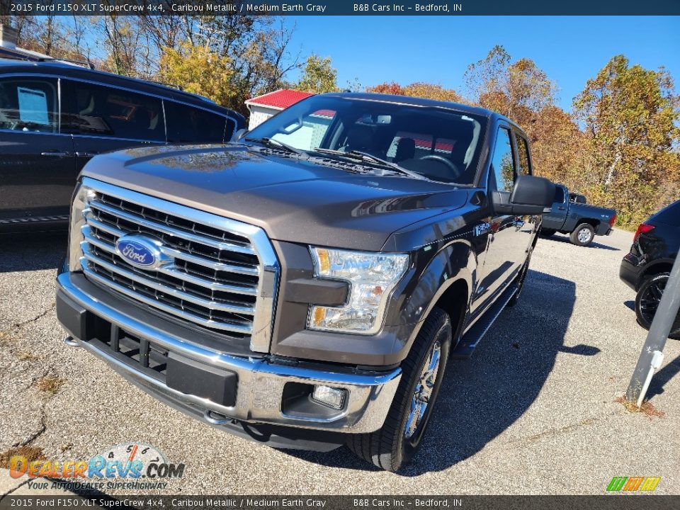 2015 Ford F150 XLT SuperCrew 4x4 Caribou Metallic / Medium Earth Gray Photo #3