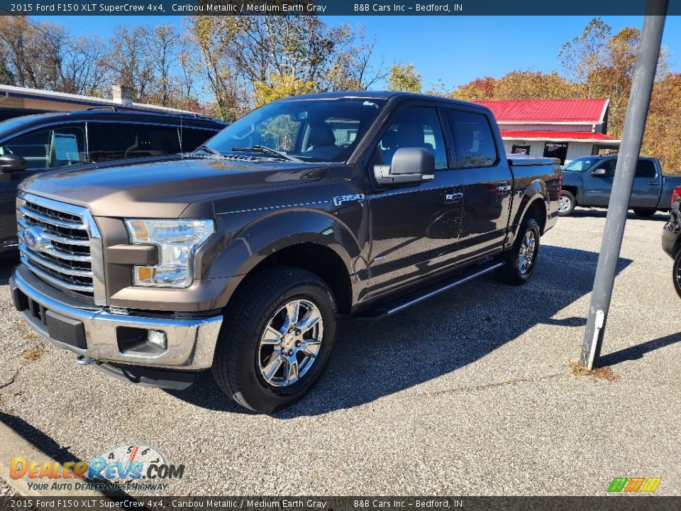 2015 Ford F150 XLT SuperCrew 4x4 Caribou Metallic / Medium Earth Gray Photo #4