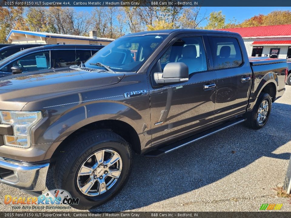 2015 Ford F150 XLT SuperCrew 4x4 Caribou Metallic / Medium Earth Gray Photo #5