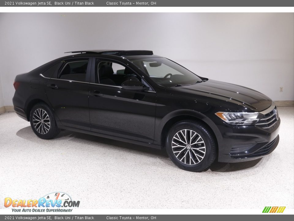 2021 Volkswagen Jetta SE Black Uni / Titan Black Photo #1