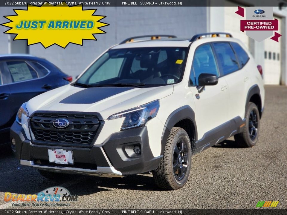 2022 Subaru Forester Wilderness Crystal White Pearl / Gray Photo #1