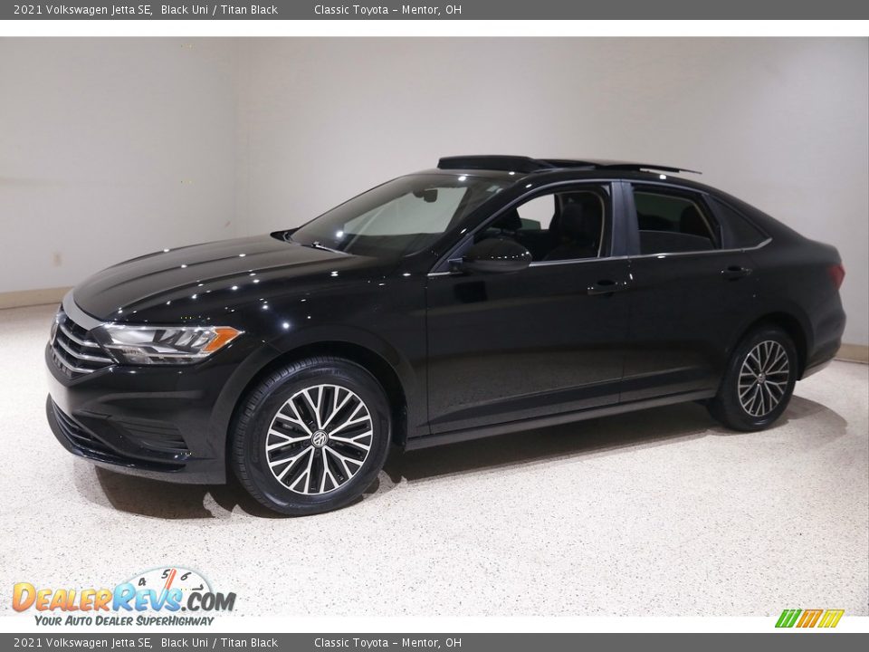 2021 Volkswagen Jetta SE Black Uni / Titan Black Photo #3