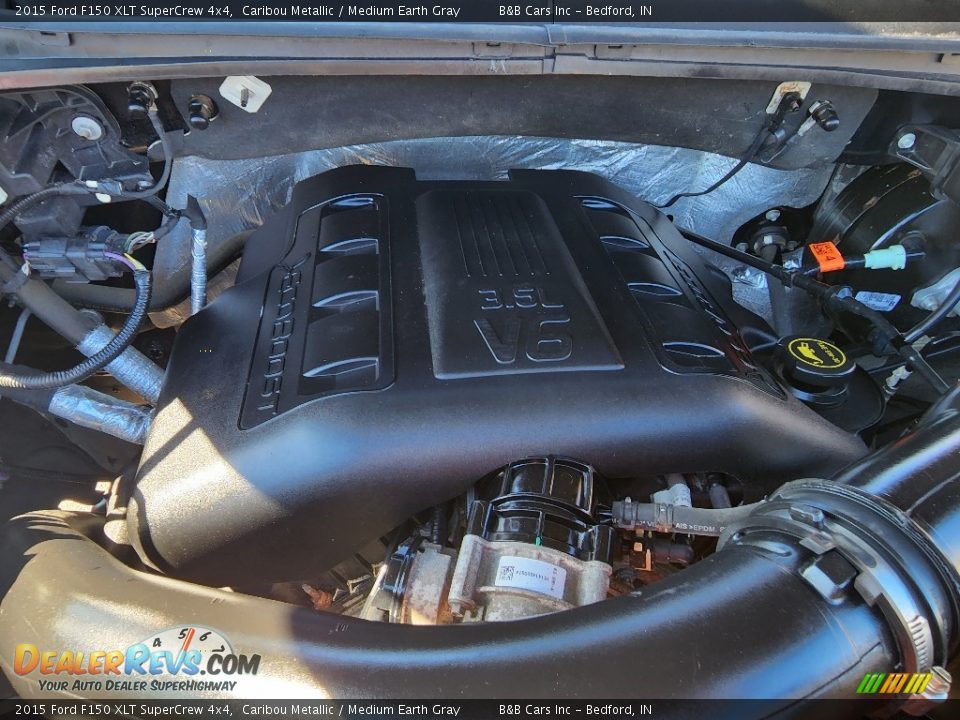 2015 Ford F150 XLT SuperCrew 4x4 Caribou Metallic / Medium Earth Gray Photo #22