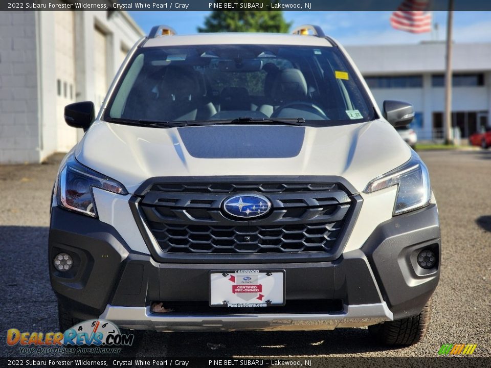 2022 Subaru Forester Wilderness Crystal White Pearl / Gray Photo #3