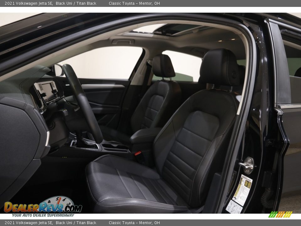2021 Volkswagen Jetta SE Black Uni / Titan Black Photo #5