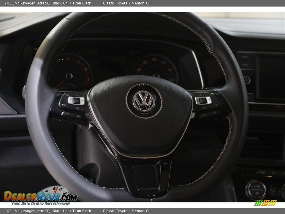 2021 Volkswagen Jetta SE Black Uni / Titan Black Photo #7