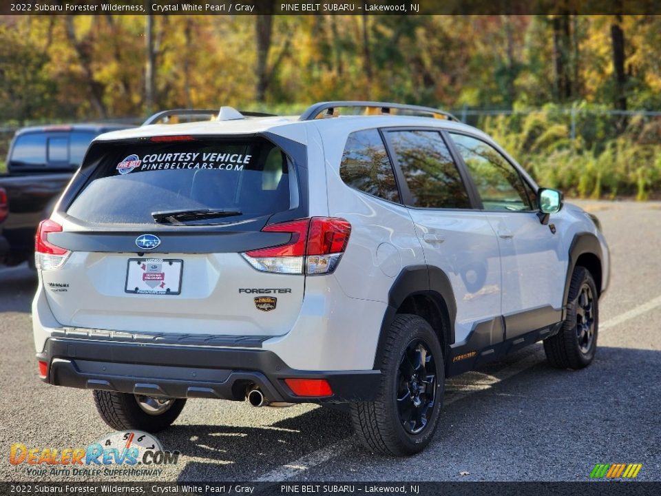 2022 Subaru Forester Wilderness Crystal White Pearl / Gray Photo #6