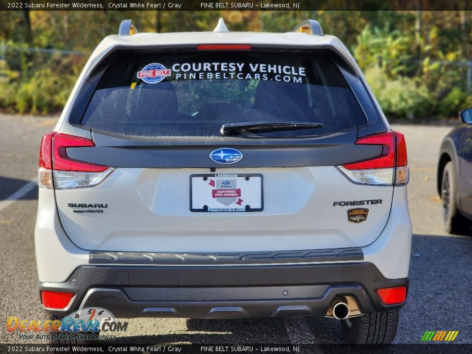 2022 Subaru Forester Wilderness Crystal White Pearl / Gray Photo #7