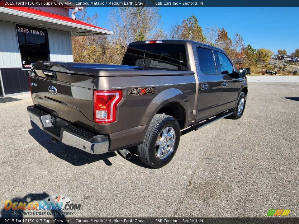 2015 Ford F150 XLT SuperCrew 4x4 Caribou Metallic / Medium Earth Gray Photo #26