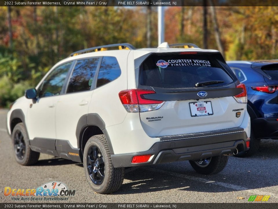 2022 Subaru Forester Wilderness Crystal White Pearl / Gray Photo #8