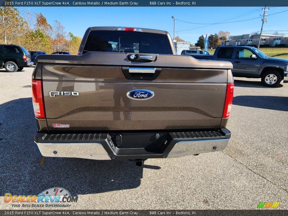 2015 Ford F150 XLT SuperCrew 4x4 Caribou Metallic / Medium Earth Gray Photo #27