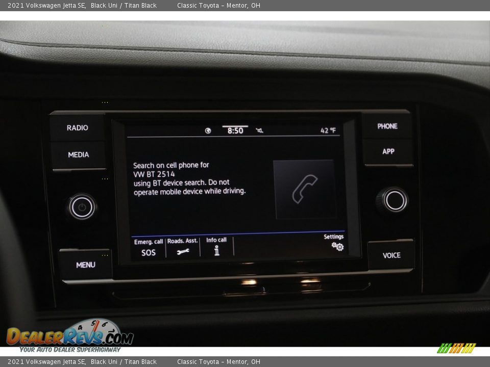 2021 Volkswagen Jetta SE Black Uni / Titan Black Photo #11