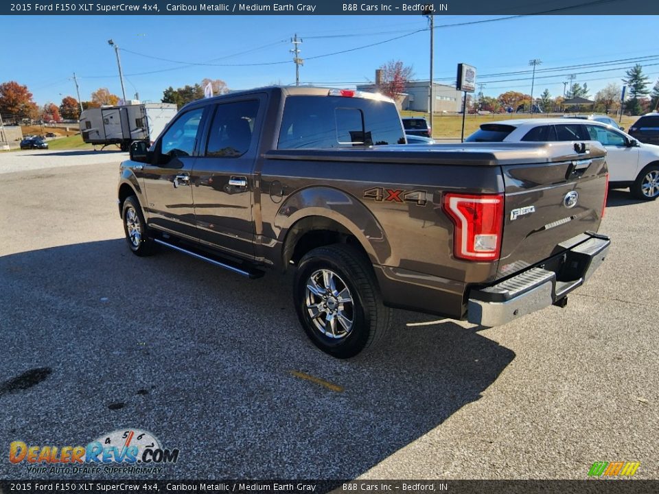 2015 Ford F150 XLT SuperCrew 4x4 Caribou Metallic / Medium Earth Gray Photo #28