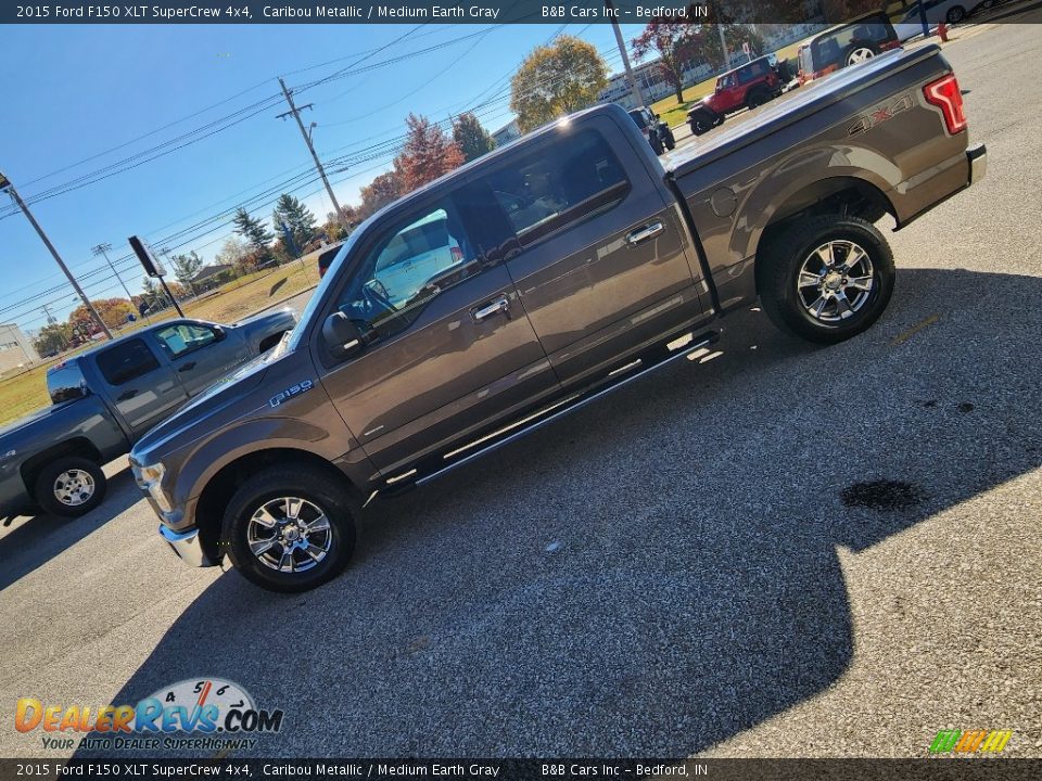 2015 Ford F150 XLT SuperCrew 4x4 Caribou Metallic / Medium Earth Gray Photo #29