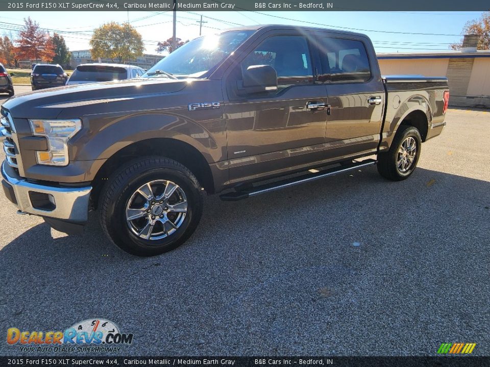 2015 Ford F150 XLT SuperCrew 4x4 Caribou Metallic / Medium Earth Gray Photo #30